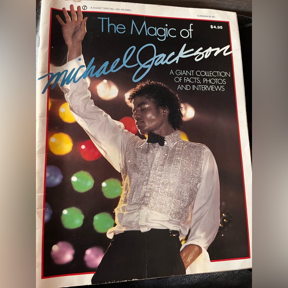 Vintage Michael Jackson Booklet from 1980s